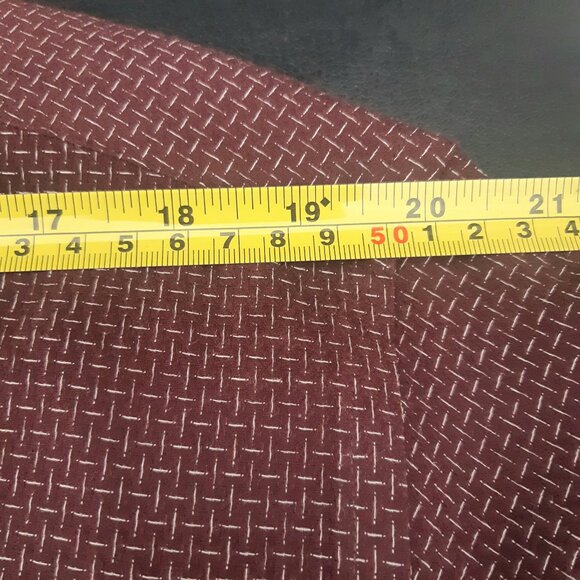 Cotton Reel SZ M Cotton Men's Button Down Burgundy Shirt - Picture 9 of 11